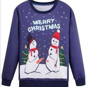 NWT Hsctek Funny Ugly Christmas Sweatshirt